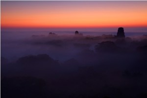 Mayan Temples in the Clouds in Guatemala